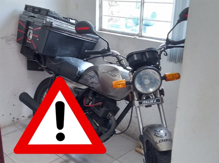 ¡Desapareció! roban motocicleta en Orizaba