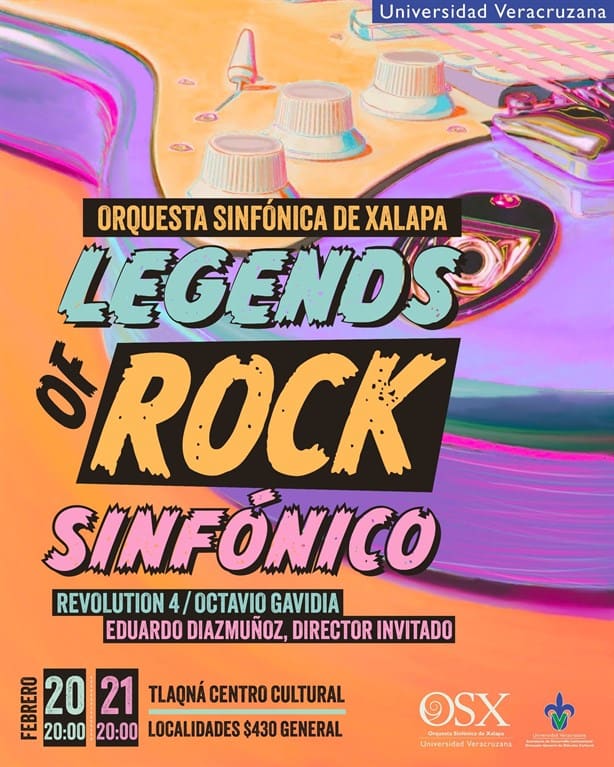 Legends of Rock Sinfónico en Xalapa; fecha, lugar y costo de boletos