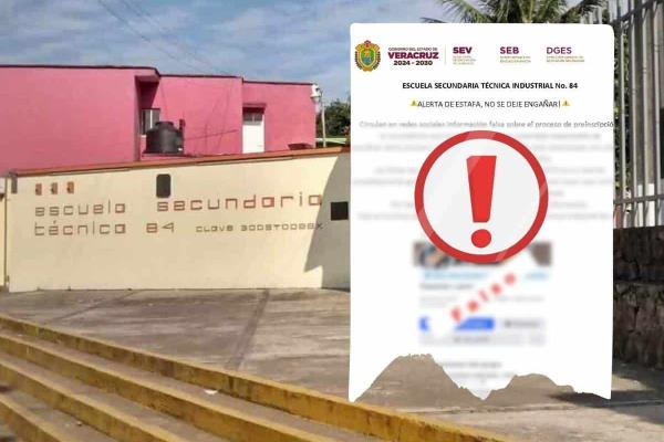 Alertan fraude con venta de fichas en Secundaria Técnica 84 de Orizaba