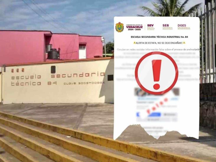 Alertan fraude con venta de fichas en Secundaria Técnica 84 de Orizaba