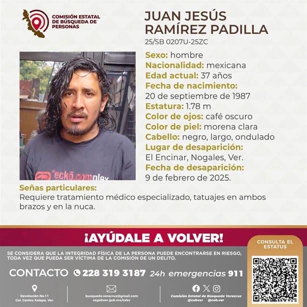 Dos desaparecidos, una menor y un hombre, en zona centro de Veracruz, ¿los has visto?