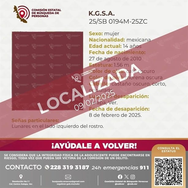 Localizan a primas Laura y Kenya, menores desaparecidas en Xalapa