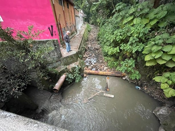 Más de 100 familias en Coatepec atrapadas entre la peste de aguas negras