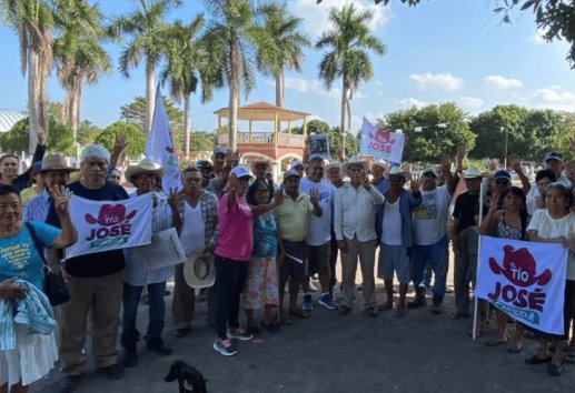 Pobladores respaldan a José Pineda para la alcaldía de Soledad de Doblado