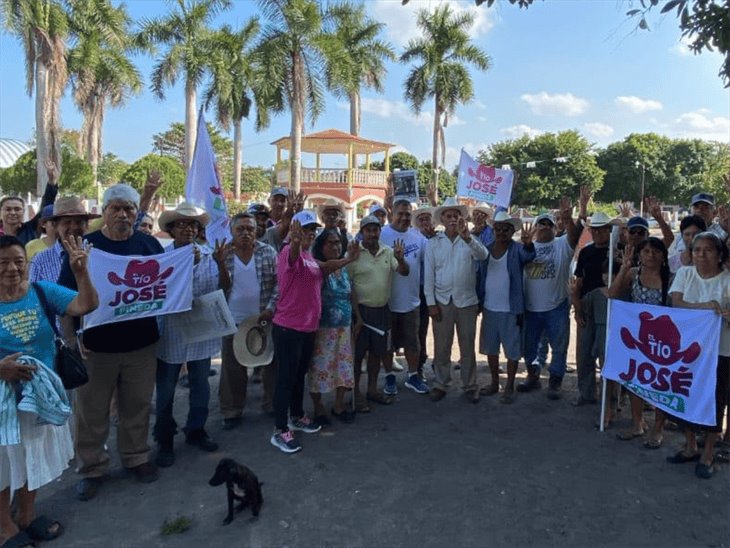 Pobladores respaldan a José Pineda para la alcaldía de Soledad de Doblado