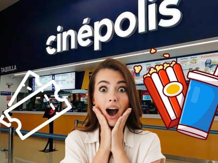 Cinépolis pone entradas, palomitas y refrescos a mitad de precio ¿en qué fecha?