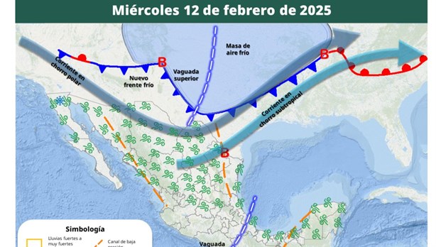 ¿A qué hora habrá lluvia en Xalapa este miércoles 12 de febrero?