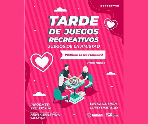 Celebra el 14 de febrero en Xalapa con las actividades que tiene el Ayuntamiento para ti