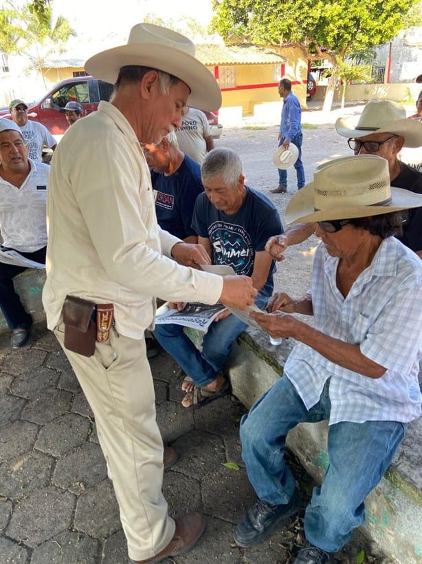 Pobladores respaldan a José Pineda para la alcaldía de Soledad de Doblado