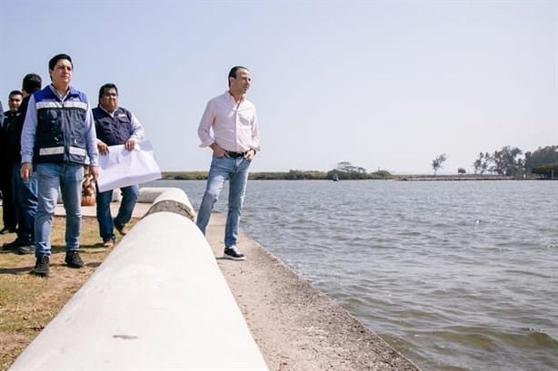 Inician trabajos de rehabilitación en la Plaza Banderas, en Boca del Río