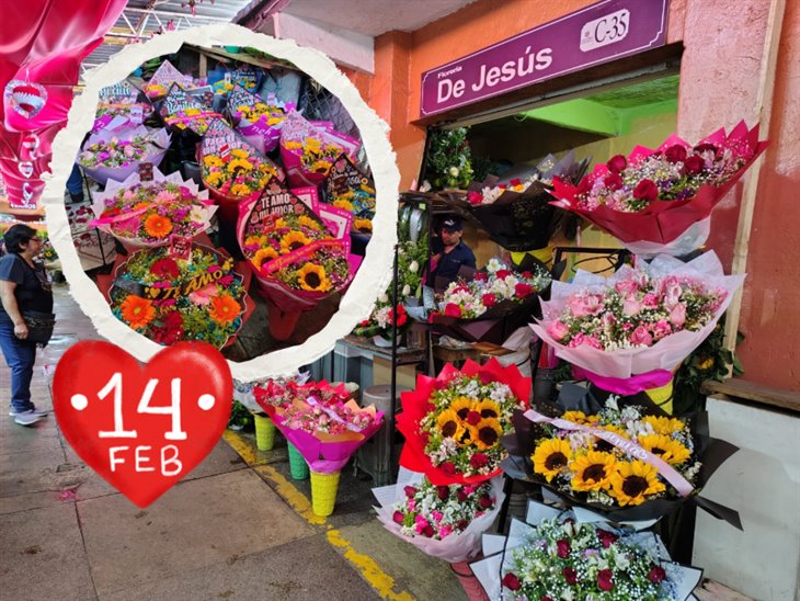 Mercado de Flores en Orizaba, el sitio ideal para adquirir tu regalo del 14 de febrero