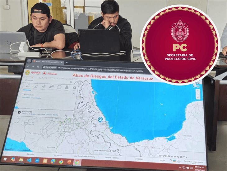 PC convoca a actualizar Atlas de Riesgo en municipios veracruzanos