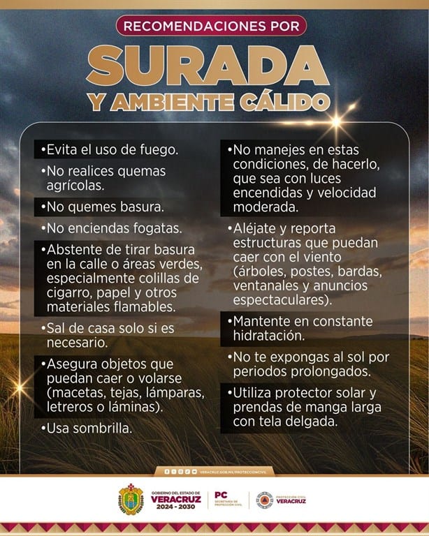 Por surada en Coatzacoalcos, Protección Civil emite importantes recomendaciones