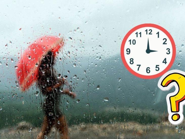 ¿A qué hora lloverá  en Xalapa este viernes 14 de febrero?