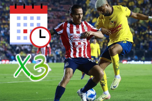 Fechas y horarios para los tres clásicos de América vs Chivas