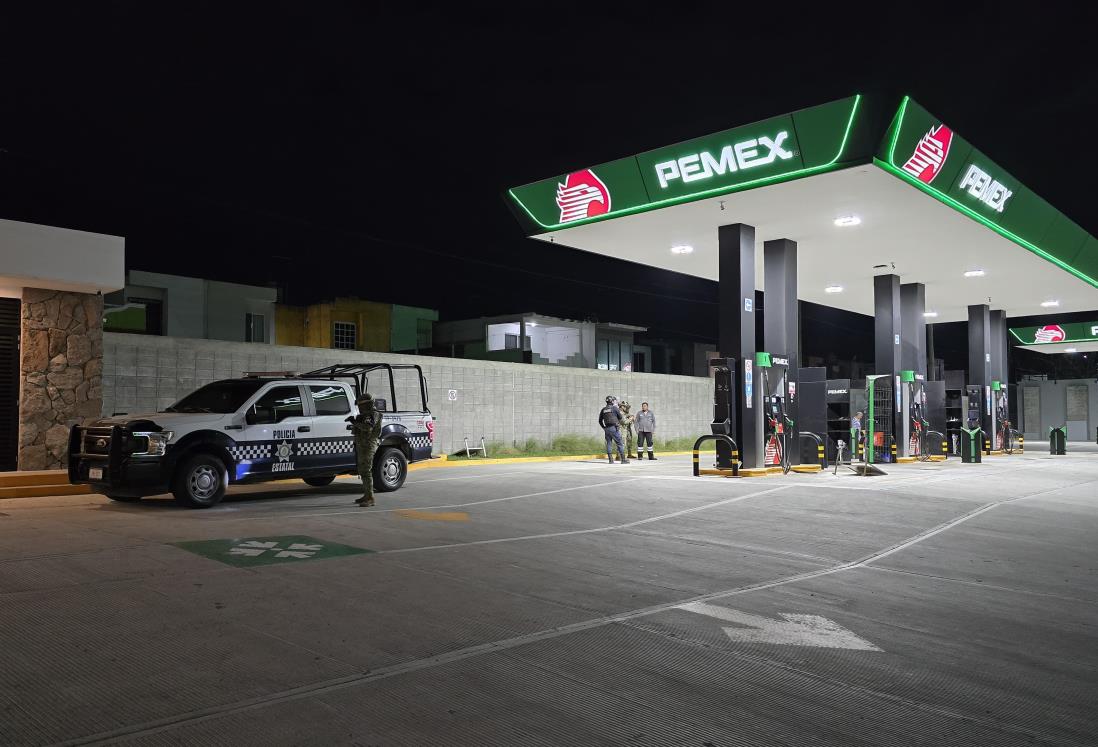 Asaltan con violencia una gasolinera en Boca del Río