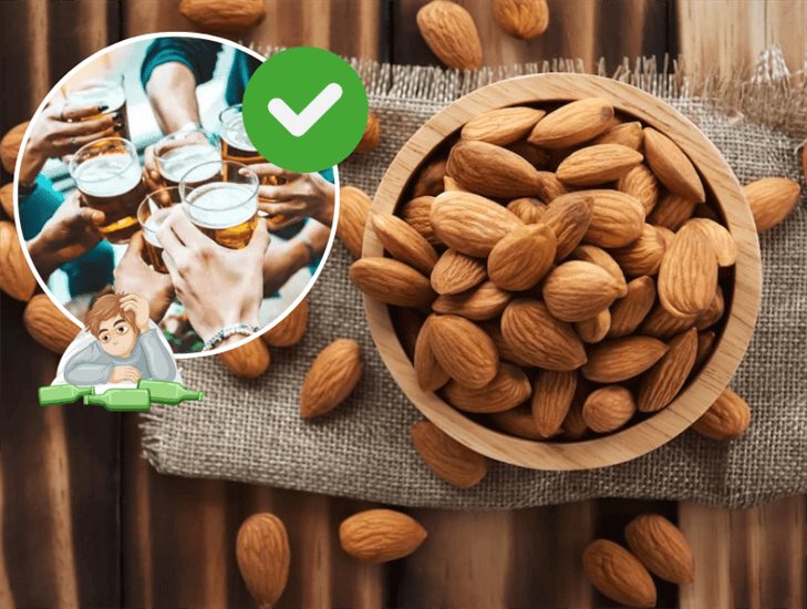 ¿Lo sabías?; para esto sirve comer almendras antes de tomar alcohol