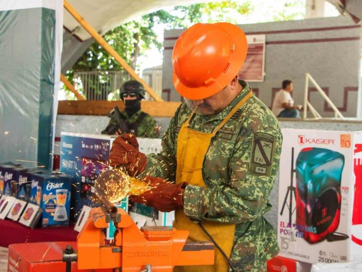 Continúa campaña de canje de armas en Poza Rica