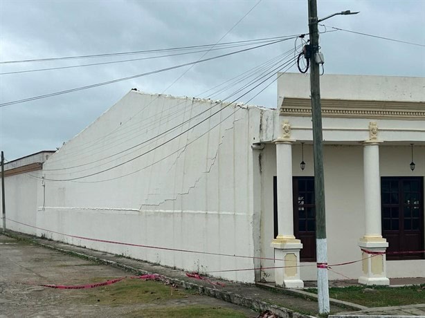 Norte violento daña Centro Cultural y Artístico Agustín Lara en Tlacotalpan, Veracruz