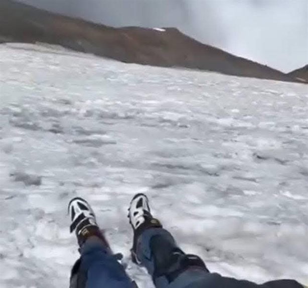 Así fueron los últimos momentos del alpinista accidentado en el Pico de Orizaba, solicitaba ayuda (+VIDEO)