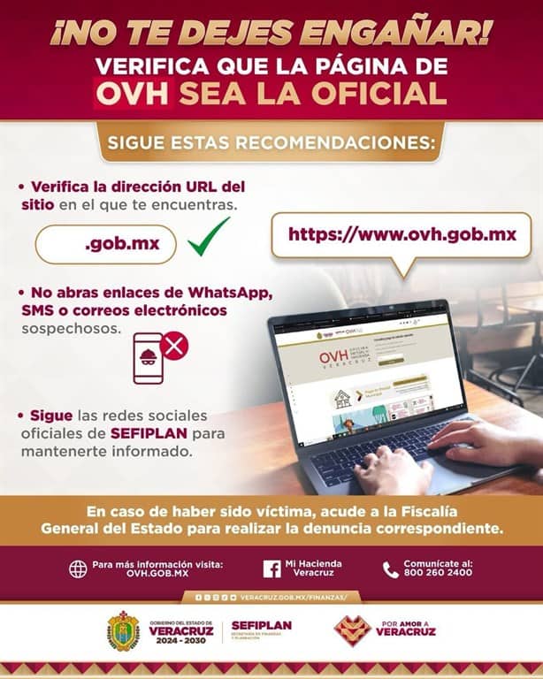 Sefiplan alerta sobre fraudes en línea; así puedes detectar el engaño