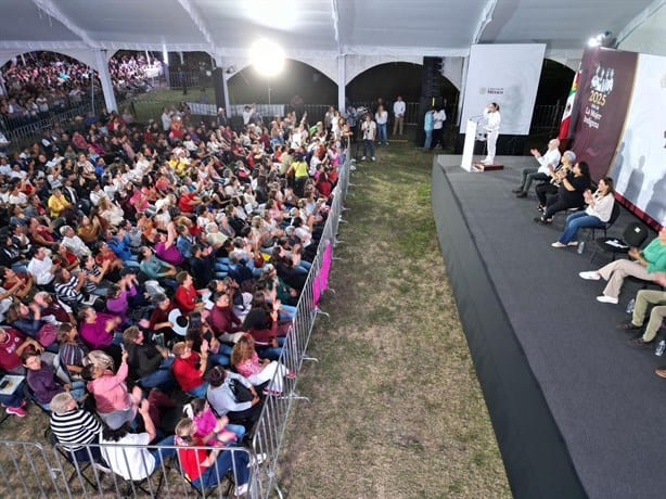 "Sin los mexicanos, EU no es lo que es", lanzó Claudia Sheinbaum en Veracruz