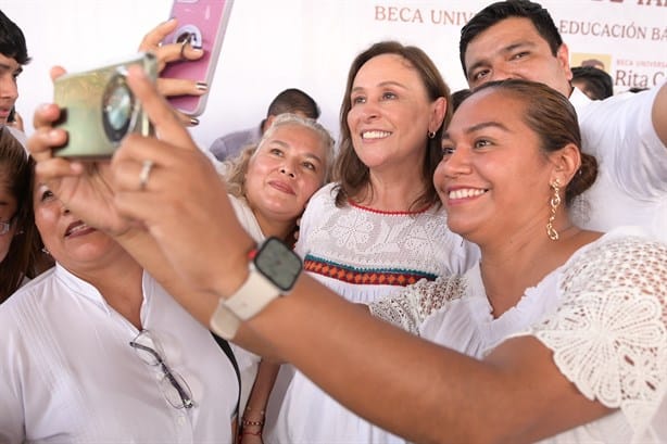 Nunca dejen que les digan que no pueden ser lo que quieren, dice desde Veracruz Claudia Sheinbaum a niñas y mujeres