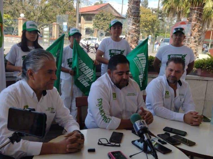 Impulsa el Partido Verde su crecimiento en Orizaba con campaña de afiliación