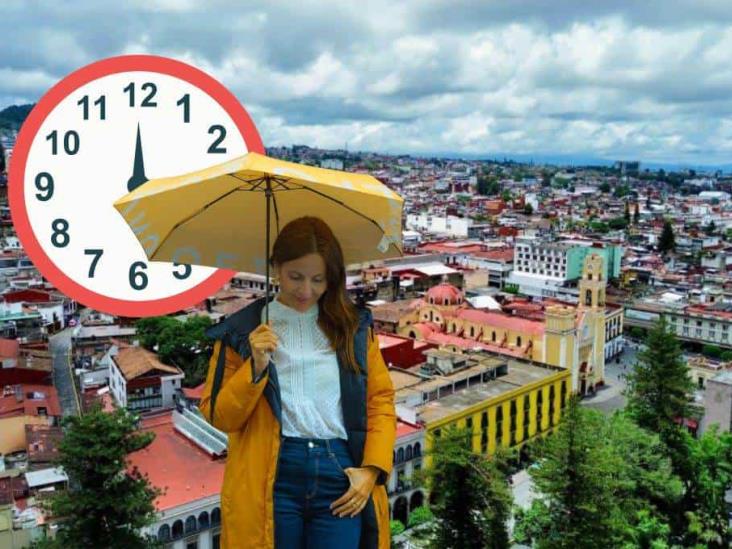 ¿A qué hora lloverá en Xalapa este domingo 16 de febrero?