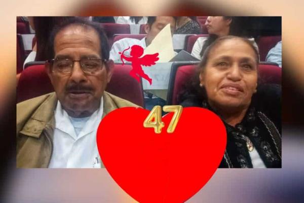 Juntos por amor 47 años, casados por decisión, en Xalapa don Andrés y doña Silvia formalizan matrimonio