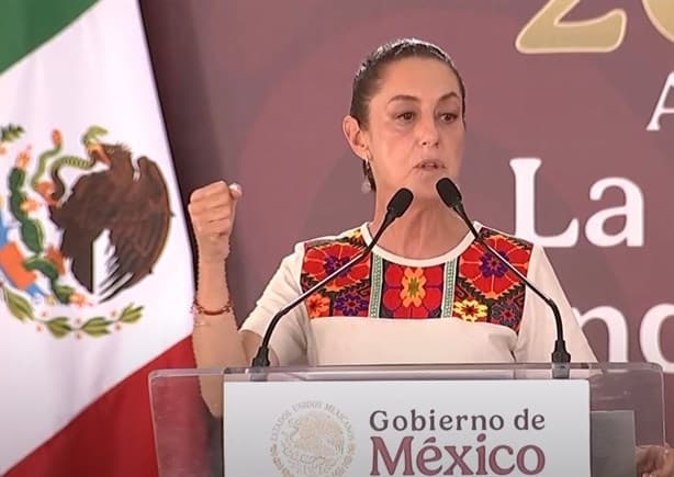 Desde Tihuatlán Claudia Sheinbaum garantiza rescate de petroquímicas en Veracruz y México