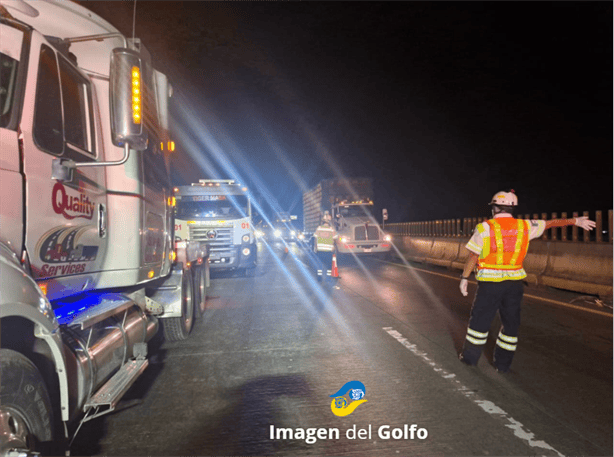 Joven motociclista fallece en la autopista Veracruz-Córdoba