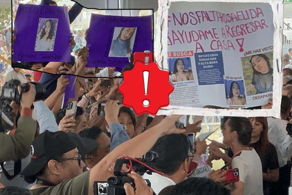 Piden apoyo a Presidenta para localizar a Rosa Elida, joven de Poza Rica desaparecida en Tamaulipas