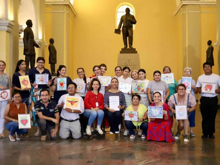 Realizan Taller de ´Milagritos´ en el Recinto dela Reforma