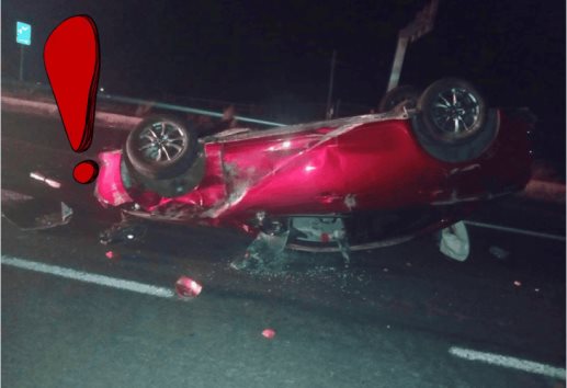 Noche de fiesta termina en tragedia con volcadura en Xalapa 