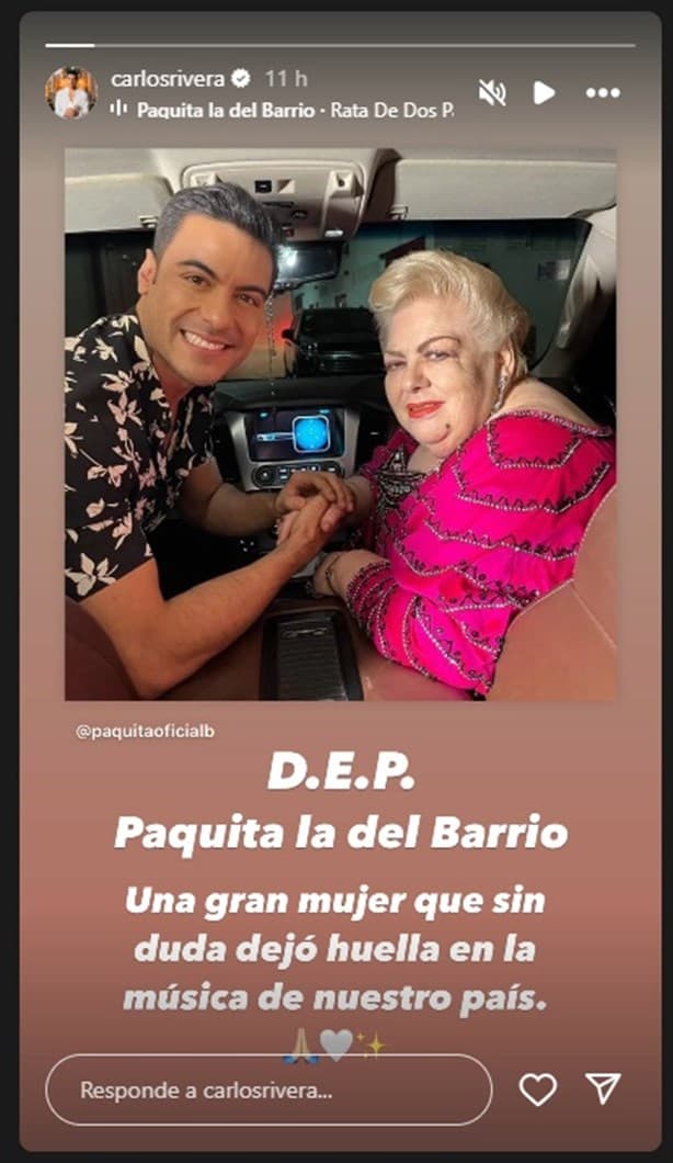 Adiós mi señora; Yuri y otros famosos se despiden de Paquita la del Barrio