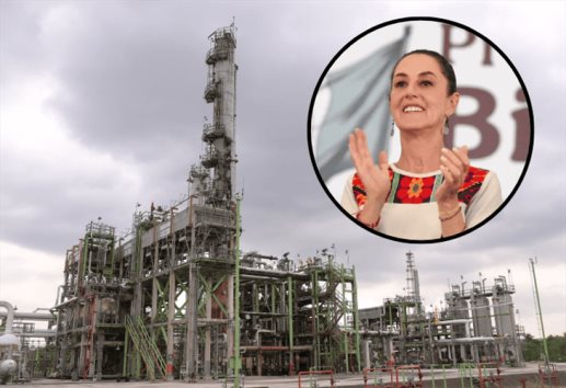 Se recuperará Complejo Escolín para producción de fertilizantes, asegura presidenta 