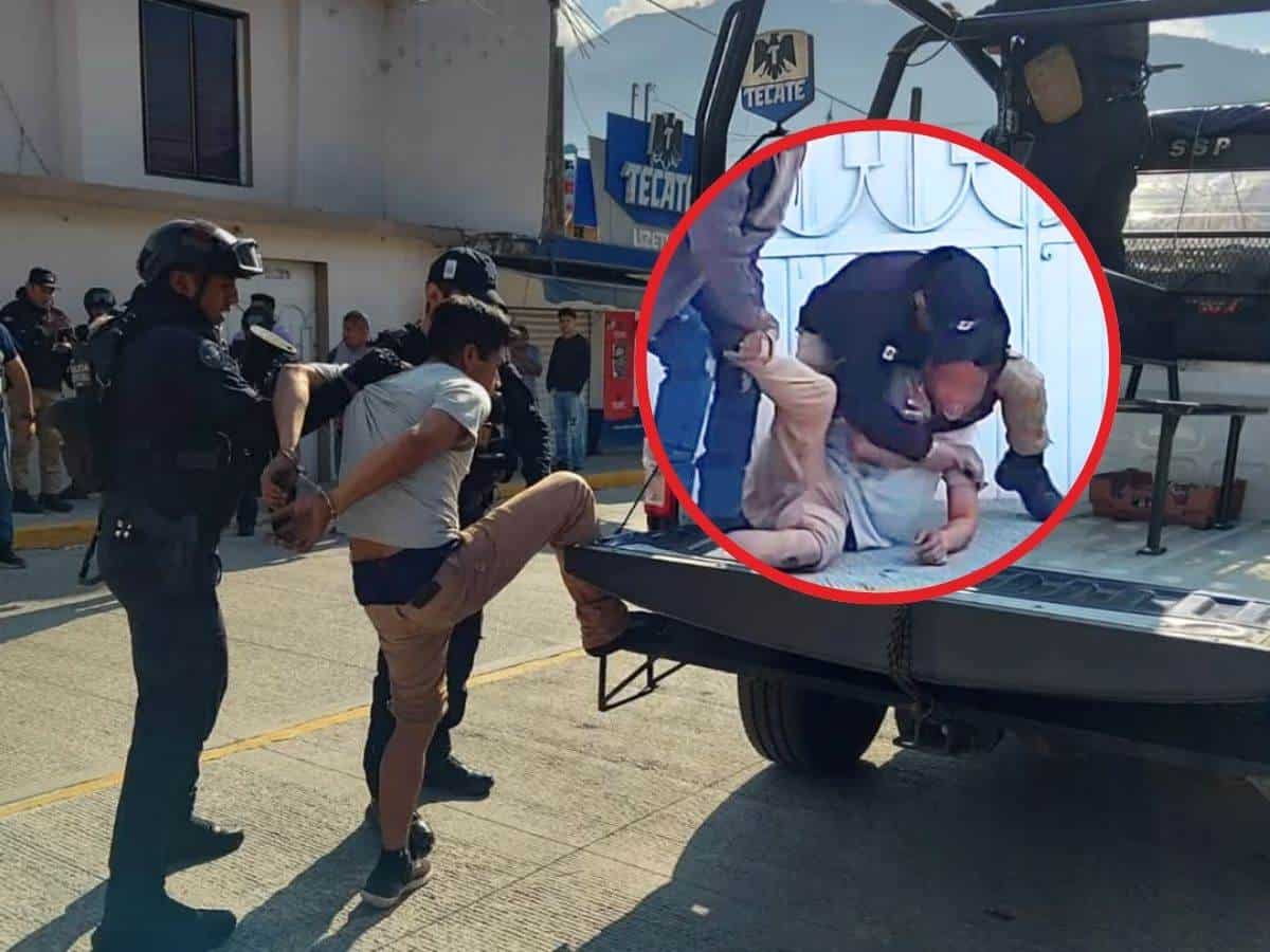 Lo cachan infraganti; capturan y entregan a ladrón a policías de Nogales