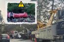 Tráiler cae a un barranco en la carretera Xalapa-Perote; se desata rapiña