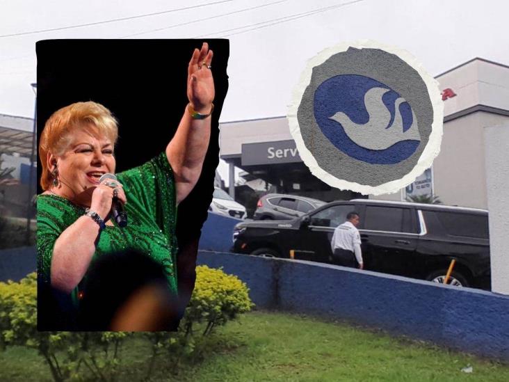 Paquita la del Barrio es velada en esta funeraria de Xalapa (+VIDEO)