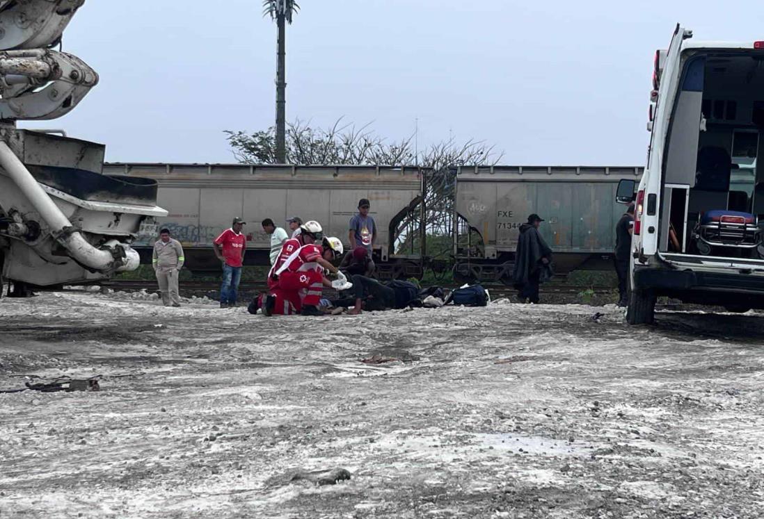 Vagón de tren amputa el pie a joven hondureña en Nuevo Veracruz | VIDEO