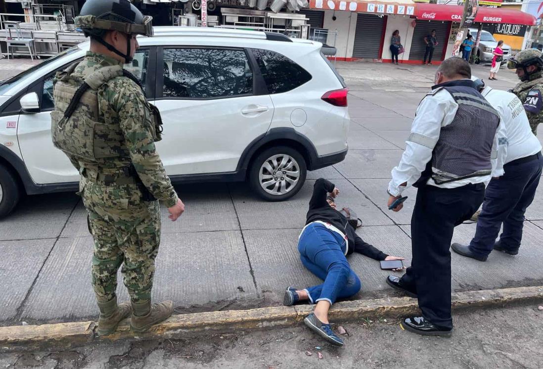 Atropellan a mujer de la tercera edad en la colonia Ejido Primero de Mayo Norte | VIDEO