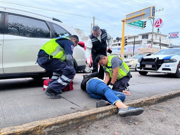 Atropellan a mujer de la tercera edad en la colonia Ejido Primero de Mayo Norte | VIDEO