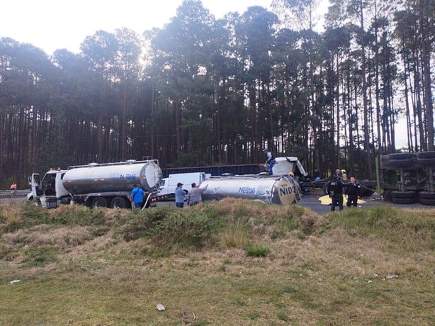 Trágico accidente en la carretera Xalapa-Perote: dos muertos y caos vial