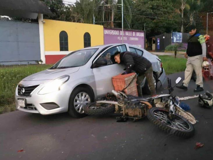 Accidente sobre el Camino Real, de Córdoba, deja un lesionado