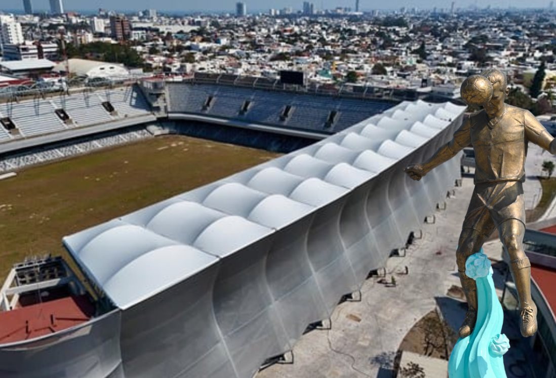 Instalan megapantalla en el estadio Luis Pirata Fuente en Veracruz; así luce