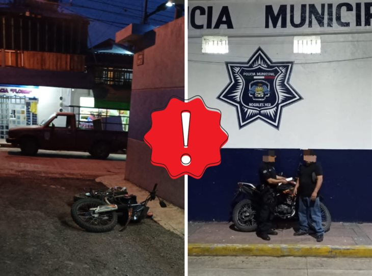 ¡Que susto! recuperan motocicleta robada en Nogales