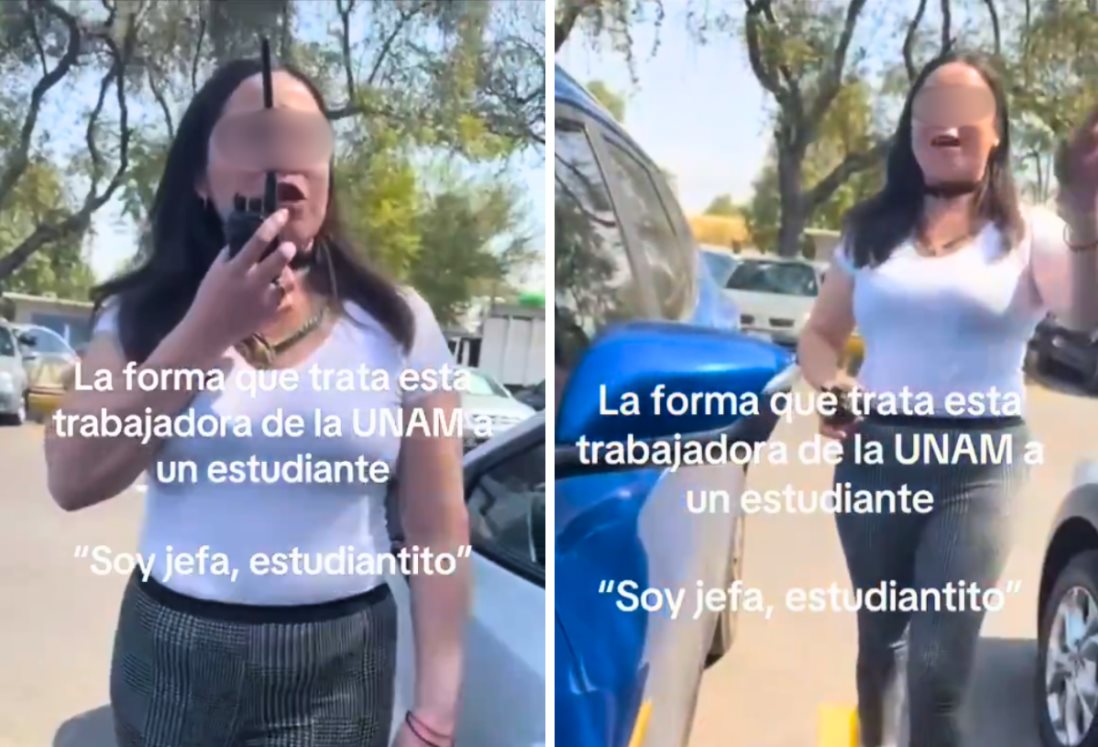 Lady UNAM: Vigilante amenaza estudiante por no mostrarle su credencial; "Recuerdas que eres hombre" | VIDEO