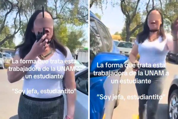 Lady UNAM: Vigilante amenaza estudiante por no mostrarle su credencial; "Recuerdas que eres hombre" | VIDEO