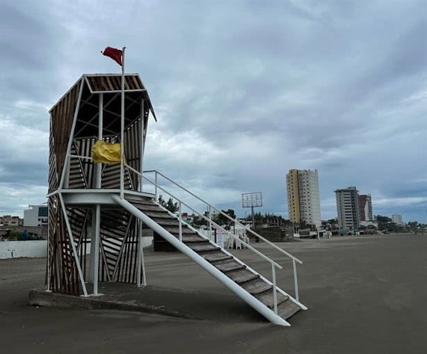 Protección Civil estatal alerta por norte en Veracruz; será prolongado con rachas de viento intensas